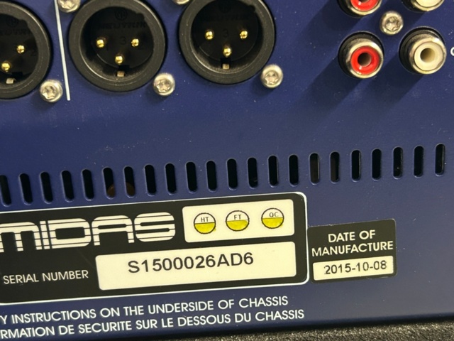 1250782-17 Mixer table Midas Venice F32