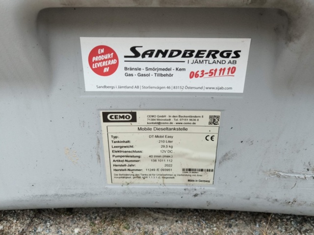 1267167-11 Cemo fuel tank