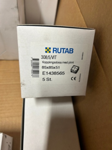 Junction boxes Rutab 50 pieces - PS Auction - We value the future ...