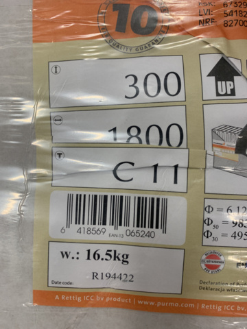 1279815-3 Panel radiator Compact C11-3018 300x1800 (HxL)