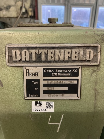 1277554-6 Extruder Battenfeld 70-20D -1992