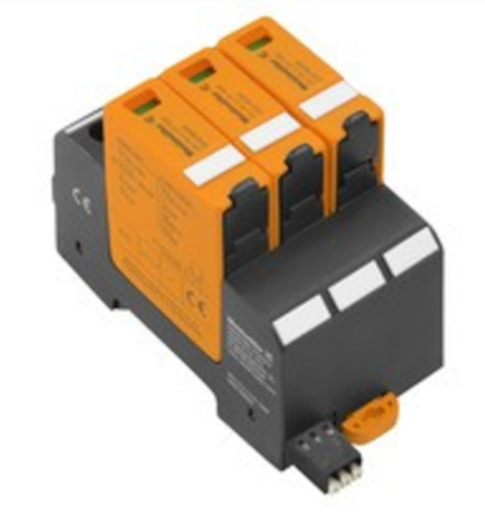 1280672-1 10 pcs - DC OVERSP PROTECTION 3P1000V WITH SIGNAL OUTPUT FOR DIN RAIL