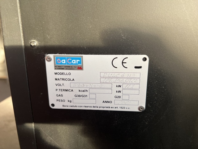 1277601-5 Pizza oven SaCar Forni -2022