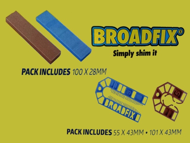 1280903-1 Plastic spacers/shims - 4 packages total 1200 pcs.