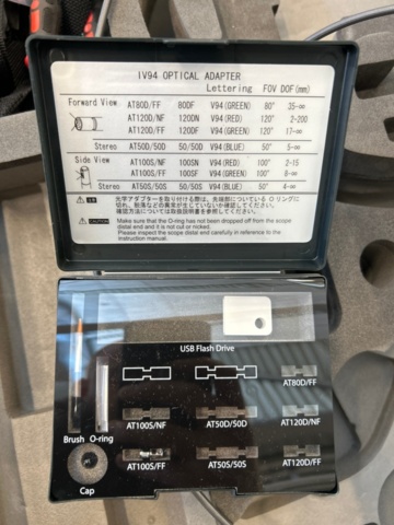 1152572-7 Steerable optical camera - Olympus IPLEX RX (broken lens mount)