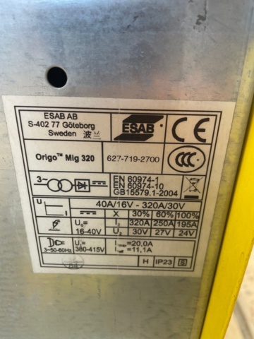 1152567-3 Mig-Svets - Esab Origo