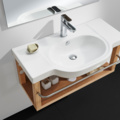 1281179-1 Skåne 120 cm Chest of drawers and washbasin - SW920 + sw920-2