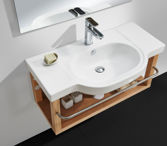 1281179-1 Skåne 120 cm Chest of drawers and washbasin - SW920 + sw920-2