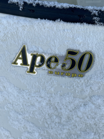 1264300-21 Piaggio Ape 50 0.05 CVT, 3hp, 2015 With Espresso machine