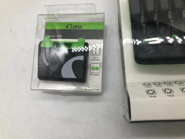 1281720-3 5 pcs Luna Go bit sets + 1 pc belt clip, MB1, MB11, MB2, MD30C, SB4, SMLC - Shipping included