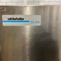 1206999-3 Heavy duty dishwasher Winterhalter GS640