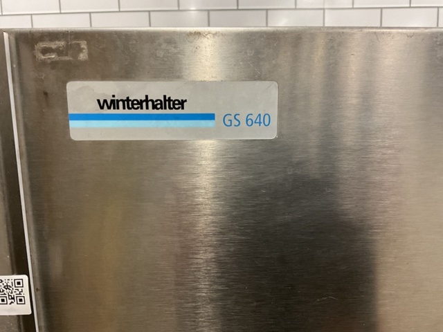 1206999-3 Heavy duty dishwasher Winterhalter GS640