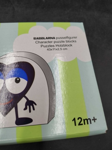 1279185-3 Puzzle figures, 10 pcs, Babblarna - Shipping included