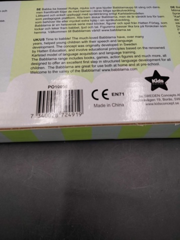 1279185-5 Puzzle figures, 10 pcs, Babblarna - Shipping included