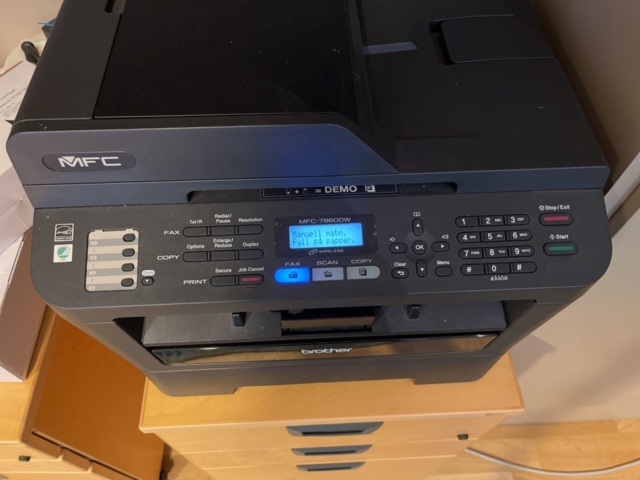 1269851-3 Multifunction printer with toner - Brother MFC-7860DW