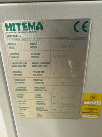 1282319-4 Hitema ECA 002/BT, water cooler