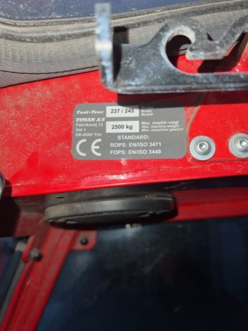 1205578-18 Tool carrier Timan Tool-Trac 245 -2018