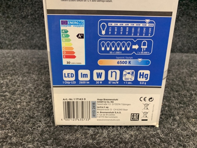 1282920-4 Work lamp Brennenstuhl ML CA 130 F