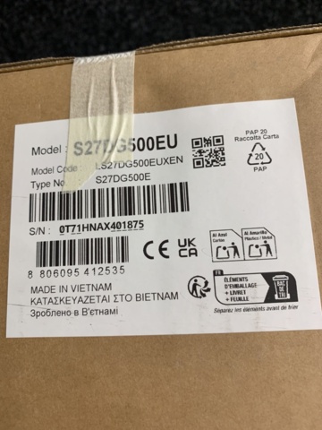 1094131-3 27" gaming monitor Samsung 27DG500