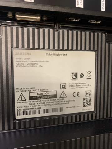 1283141-20 Video conference system Logitech Meetup with 49" Samsung Display screen