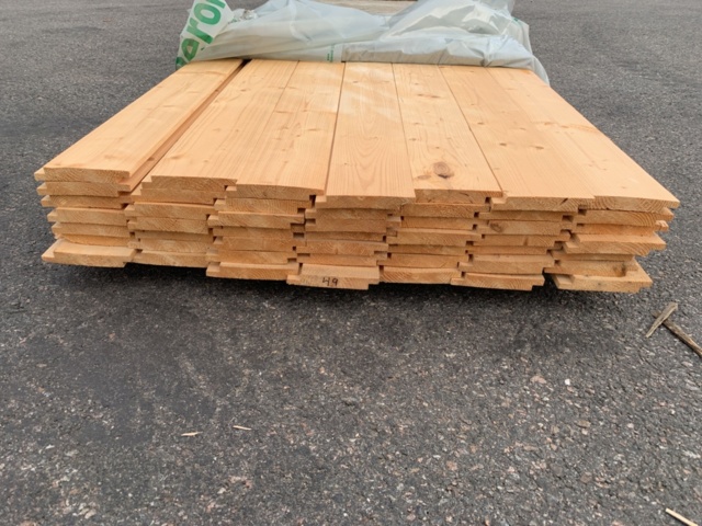 1096210-3 About 49 pcs. Straight-edged seam untreated 22x145x5400mm