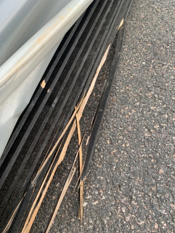 1096211-7 About 125 pcs Straight-edged fold 22x148x4800mm, black