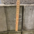 1283300-10 2 pallets Light clinker blocks/retaining stones, Leca
