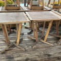 1255056-2 Teak table for outdoor dining, 10 pieces, Jutlandia