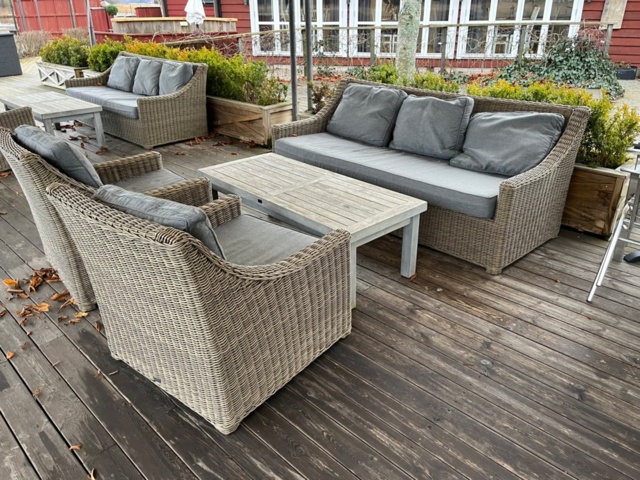 1255058-1 Lounge group with sofa, 2 armchairs and table, Artwood