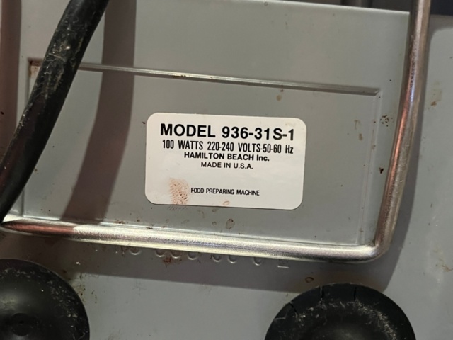 1255065-5 Mixer Hamilton beach and ice crusher Ceado V90