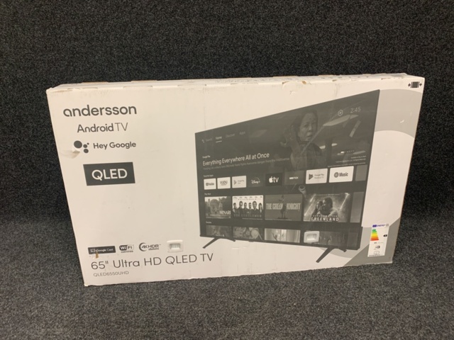 1281759-3 65" Smart 4K QLED TV Andersson QLED6531UHDA
