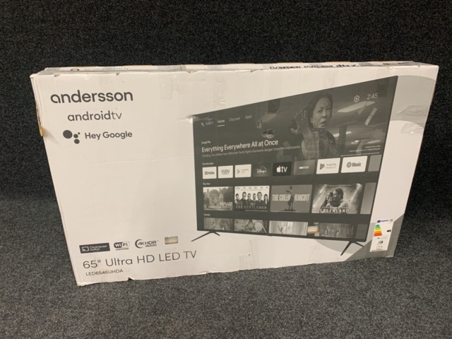 1281760-3 65" Smart 4K QLED TV Andersson QLED6531UHDA