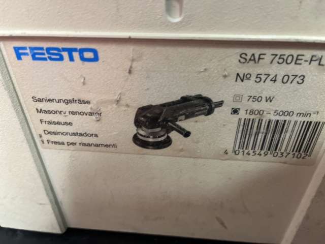 1274168-3 Cleaning cutter - Festool SAF 750 E