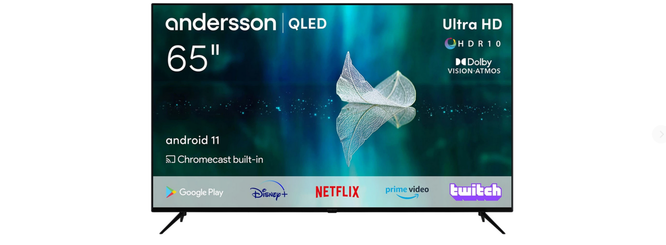 1281760-2 65" Smart 4K QLED TV Andersson QLED6531UHDA