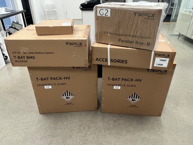 1254943-1 Battery system, Solax Triple Power, 6.2 kWh