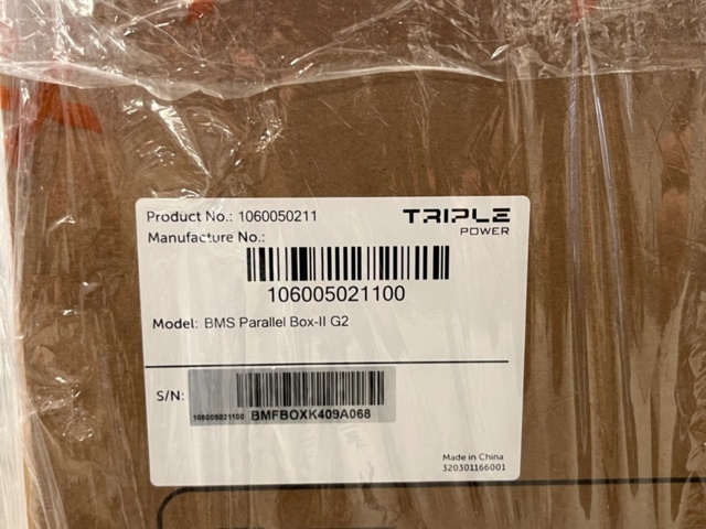 1254943-17 Battery system, Solax Triple Power, 6.2 kWh