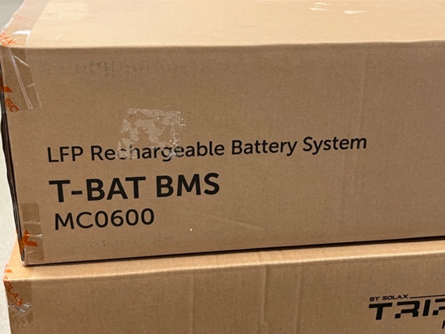 1254943-18 Battery system, Solax Triple Power, 6.2 kWh