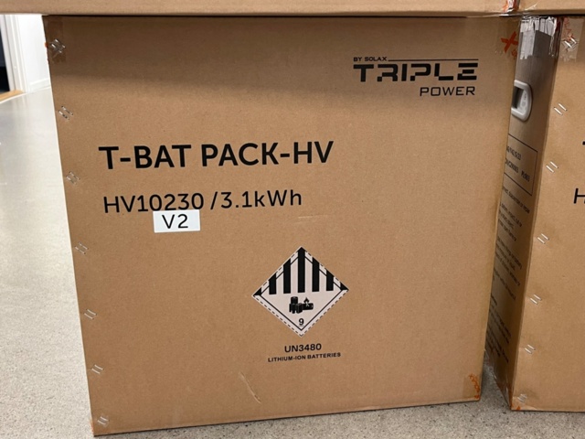 1254943-6 Battery system, Solax Triple Power, 6.2 kWh