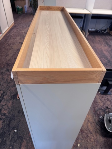 1240781-5 Two storage cabinets R3 Work.Locker, W160 x H140 x D40 cm