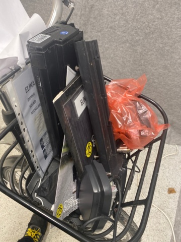 1225149-7 Electric bikes, 3 pcs, Crescent and Ecoride, repair items