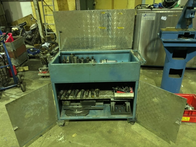 1136727-1 Cart with ISO 50, cutters, Wohlhaupter, and more