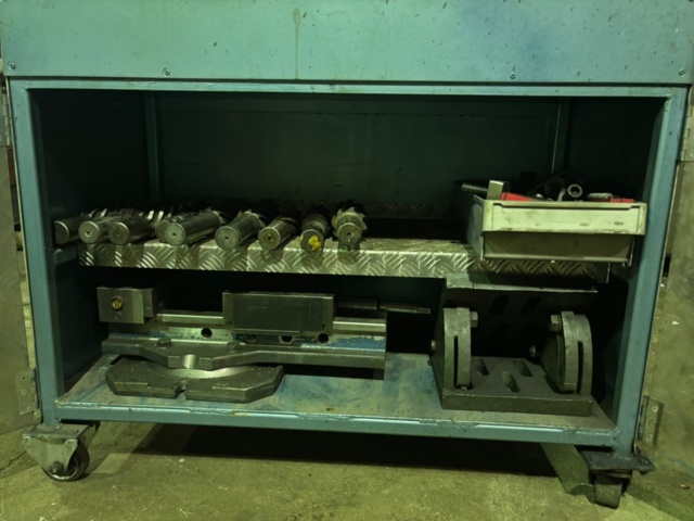 1136727-6 Cart with ISO 50, cutters, Wohlhaupter, and more