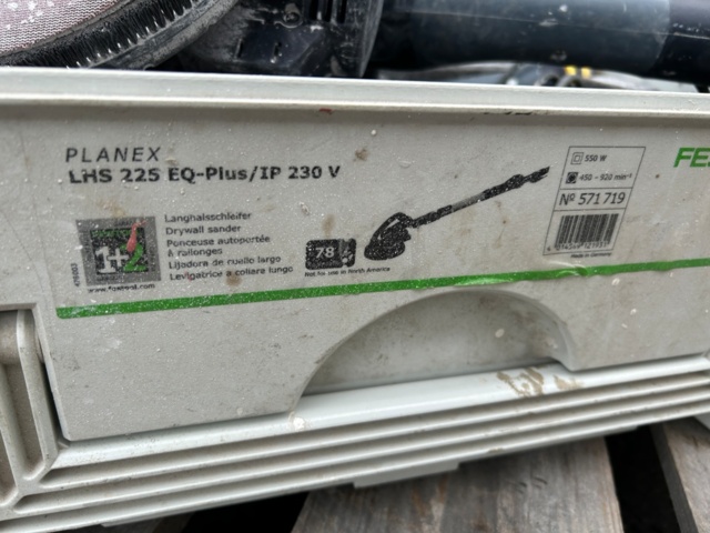 1250877-12 Ceiling and wall sander and vacuum cleaner Festool