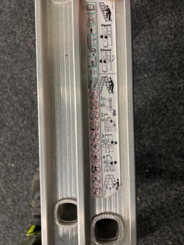 1285706-6 Extension ladder Wibe WUS D60 CF 5.7m