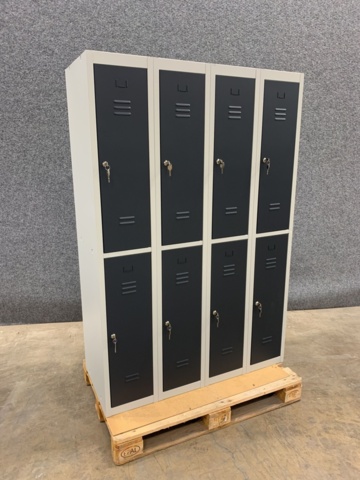 1285554-2 Wardrobe CLICK, 4 sections, 8 doors, 1800x1200x500 mm