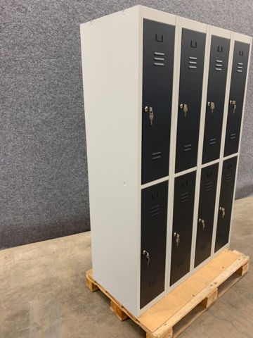 1285554-3 Wardrobe CLICK, 4 sections, 8 doors, 1800x1200x500 mm