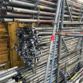 1285738-10 Modular scaffolding – About 1,400 parts (Horizontals, Spiers, U-beams and Steel plank)