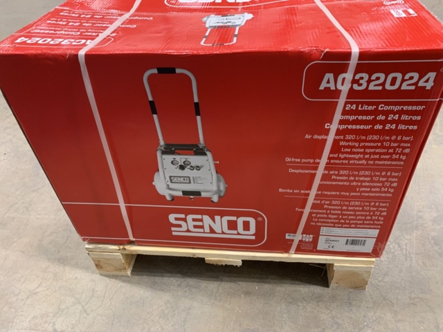 1285990-8 Compressor Senco AC32024 low noise oil-free 10 bar 24l 230/min