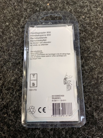 1286020-5 Handle, handle lock, pull handle, Assa Abloy