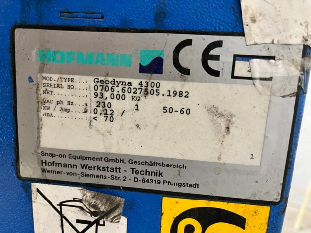 1285970-19 Tire mounting machine and balancing machine